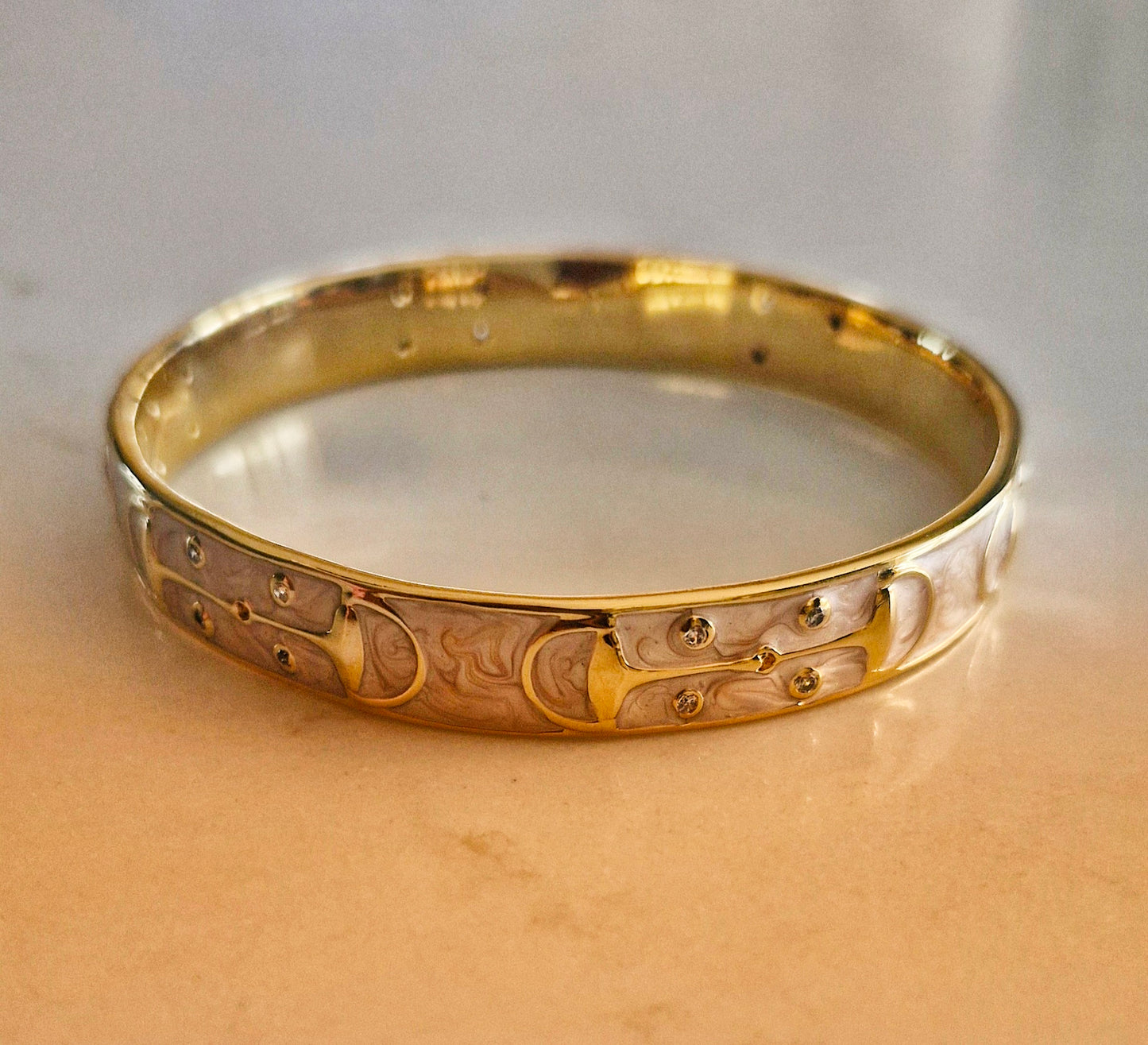 The Equestrian Snaffle Bangle