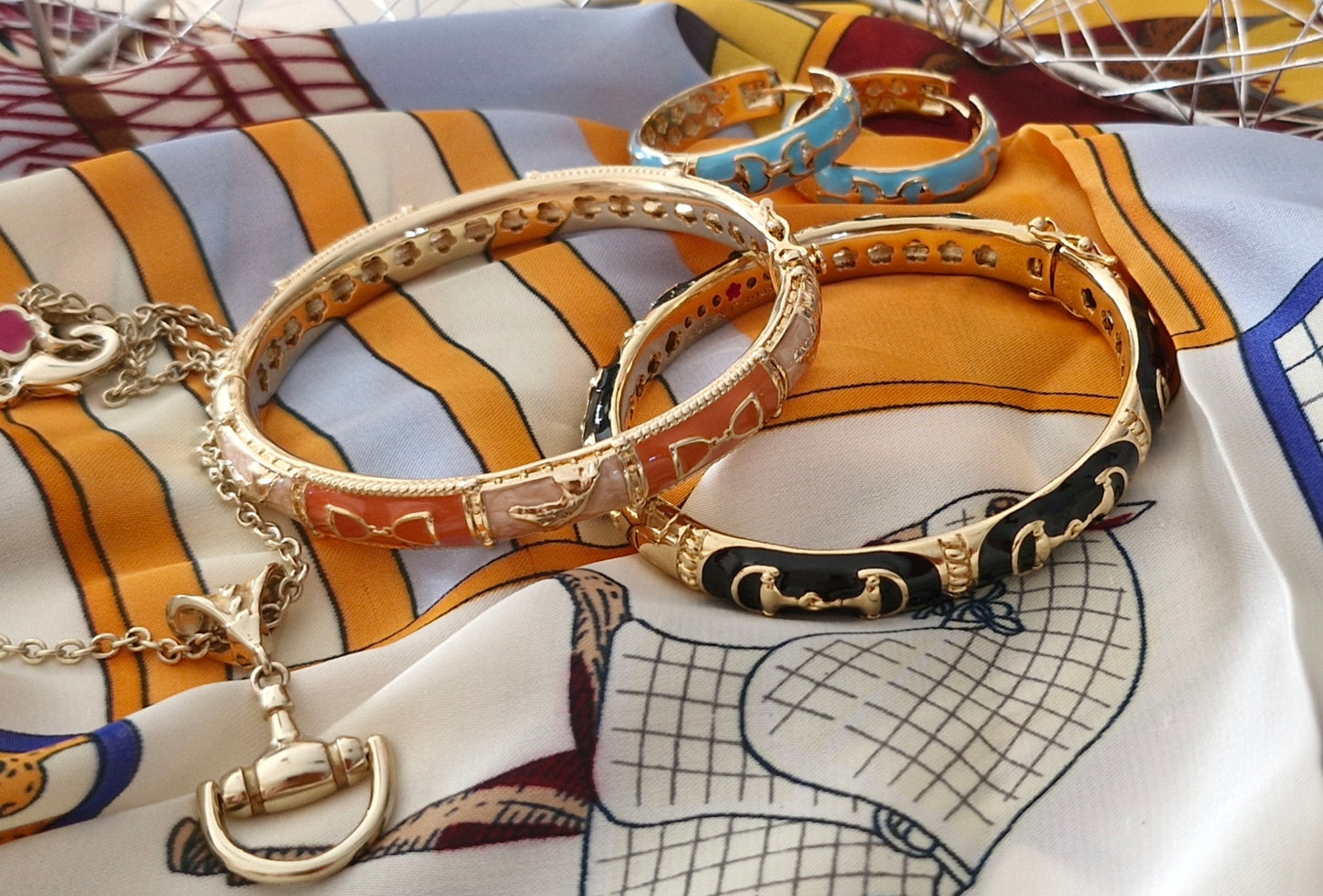 Equestrian Snaffle Earrings