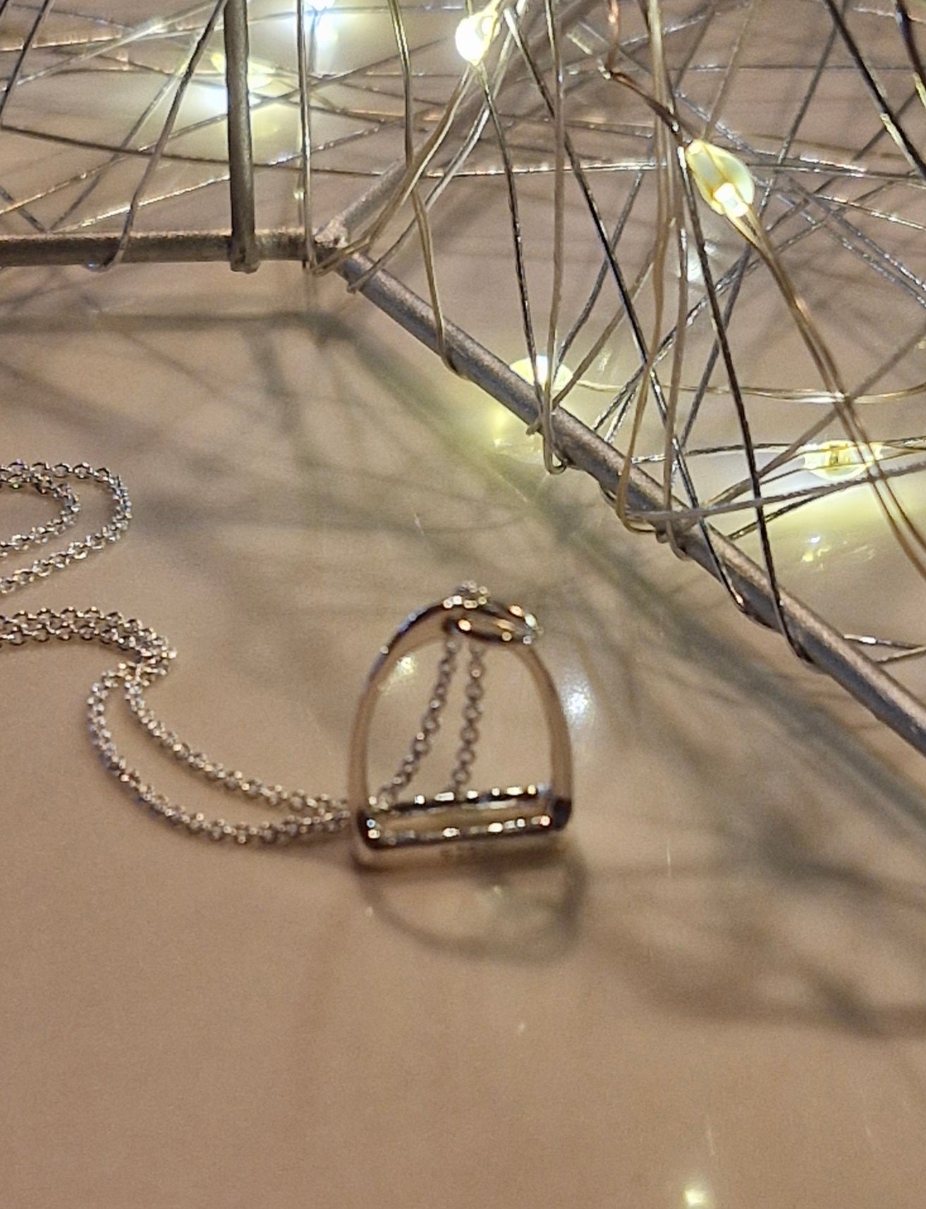 Stirrup pendant