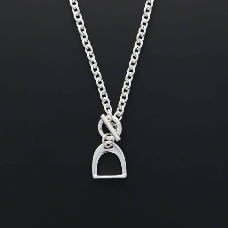 Stirrup T Bar Necklace