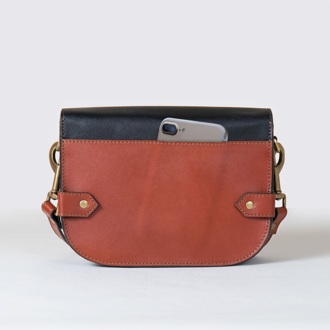Snaffle Bit Italian Leather Crossbody Bag - Pre order