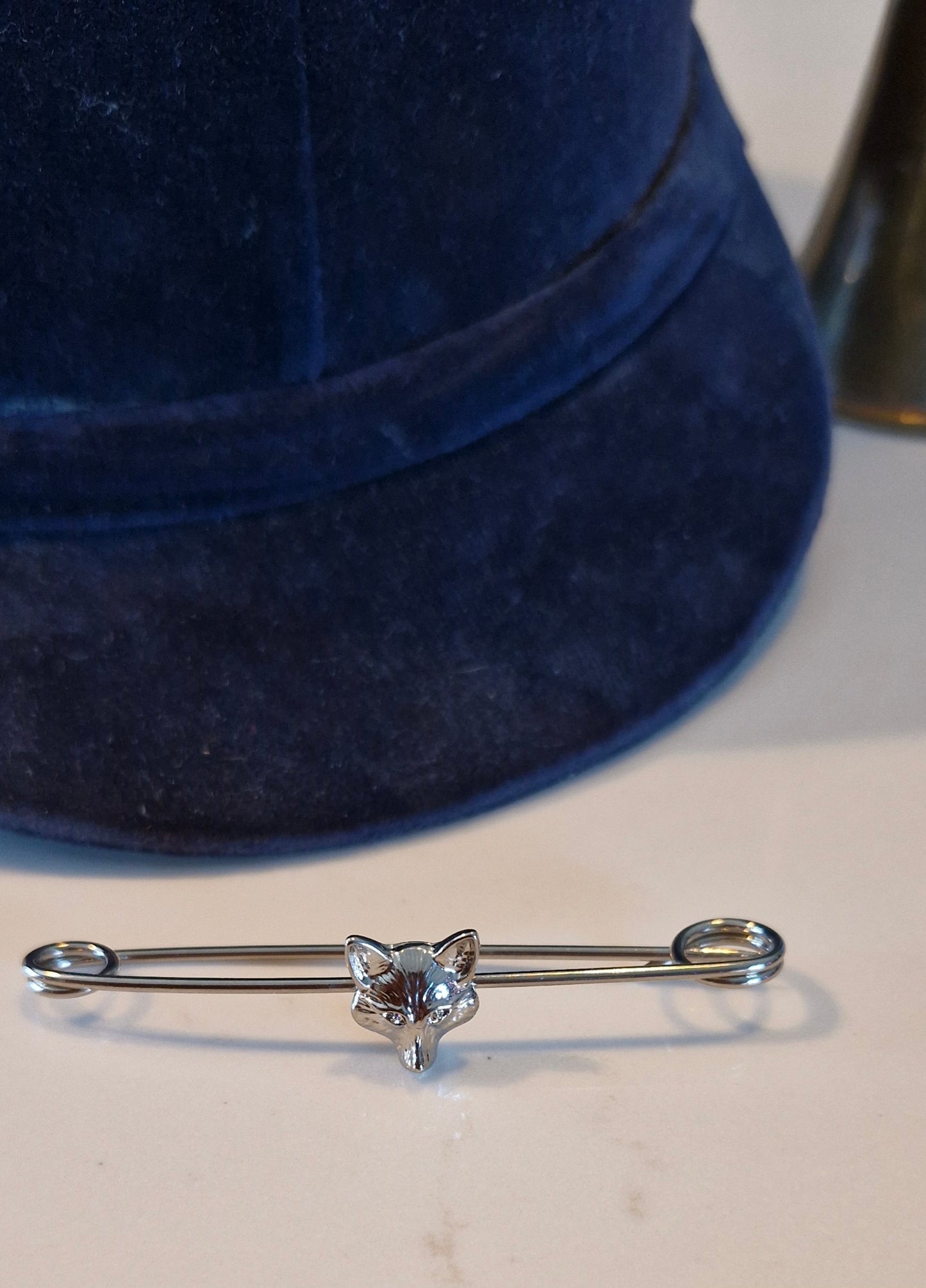 Fox Head Stock Pin Silver