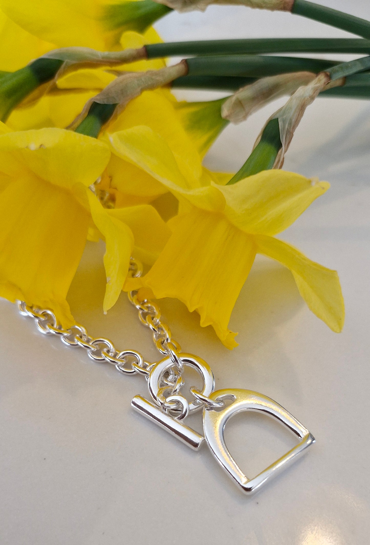 Stirrup T Bar Necklace