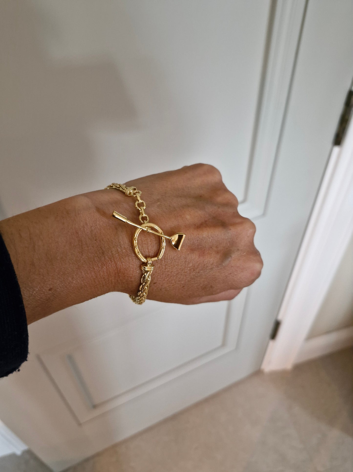 Chester T-bar Bracelet - Gold