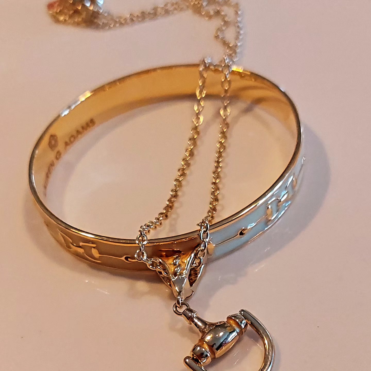 Equestrian Snaffle Bangle