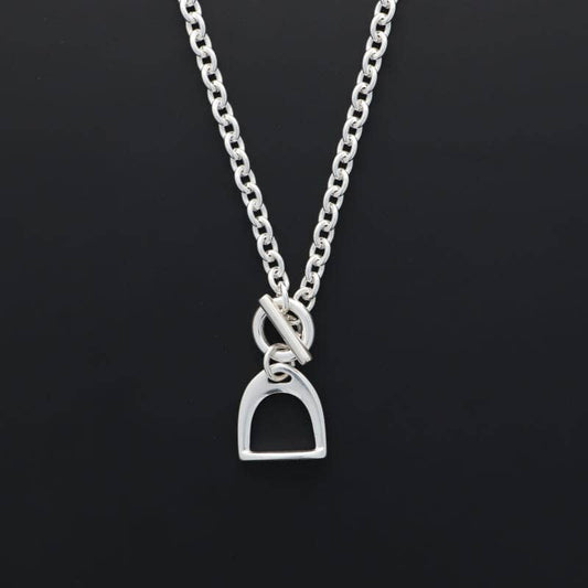 Stirrup T Bar Necklace