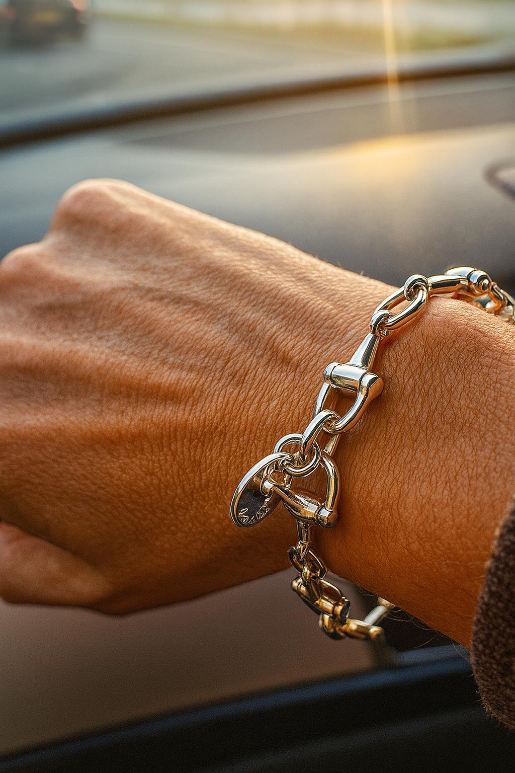 - Classic Snaffle Bit Bracelet