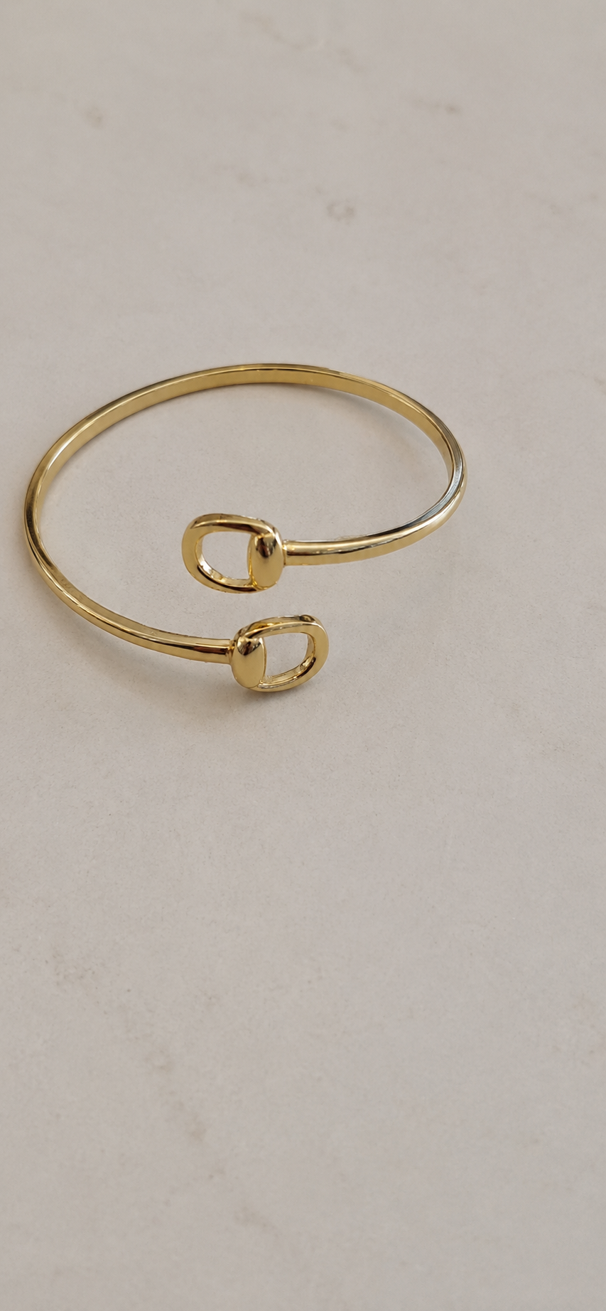 The Snaffle Wrap Around Bracelet Gold