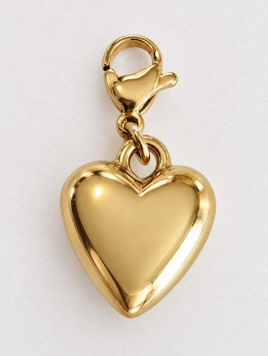 Gold Heart Charm