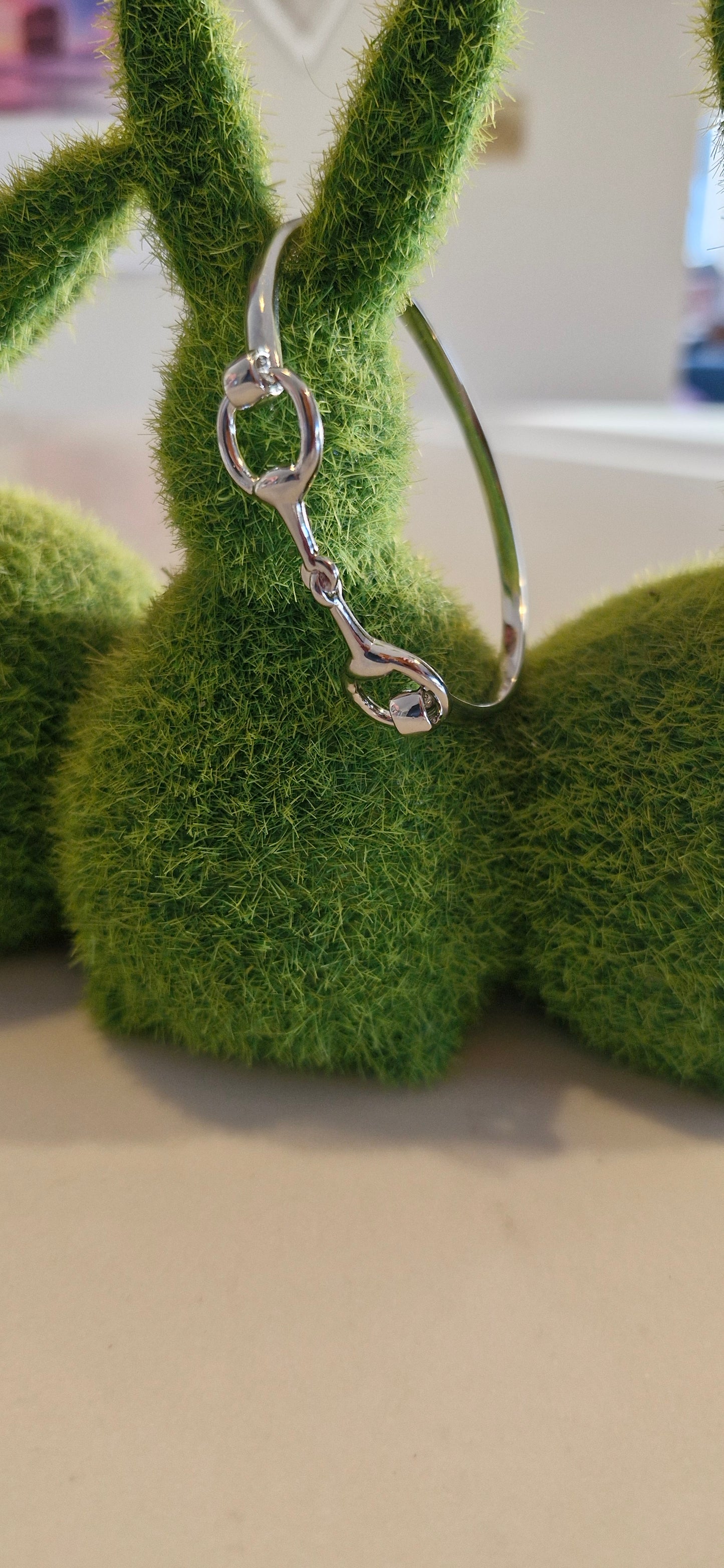 Silver Snaffle Bit Bangle