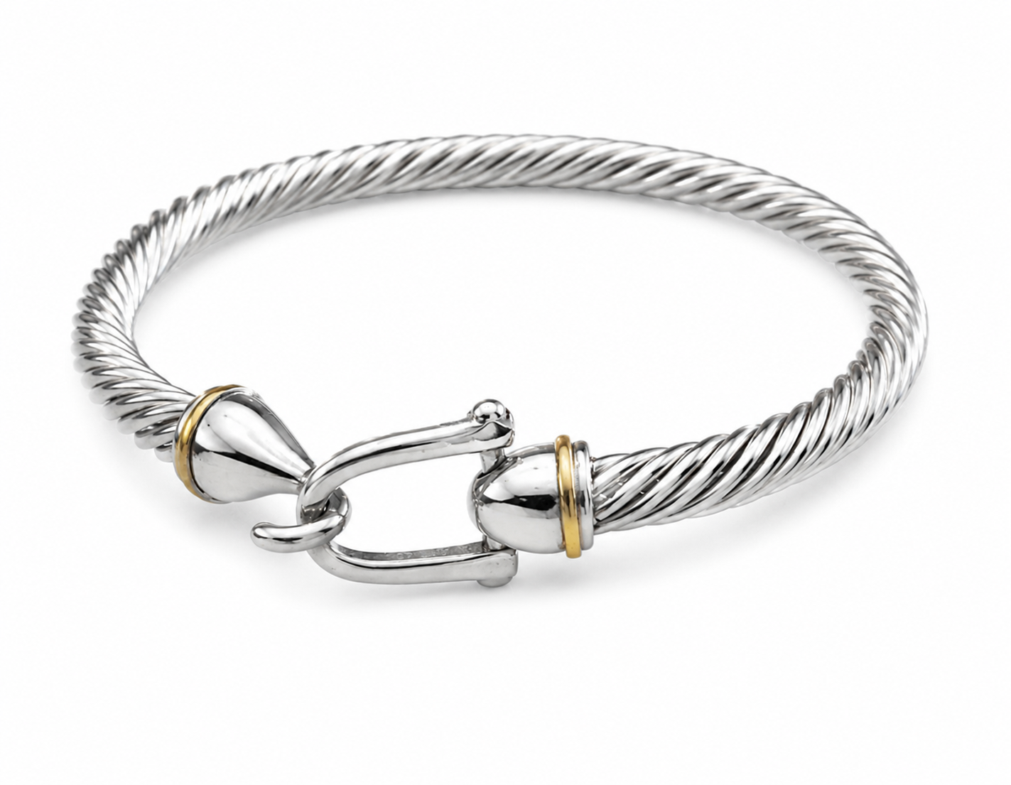 Silver & Gold Rope Bracelet