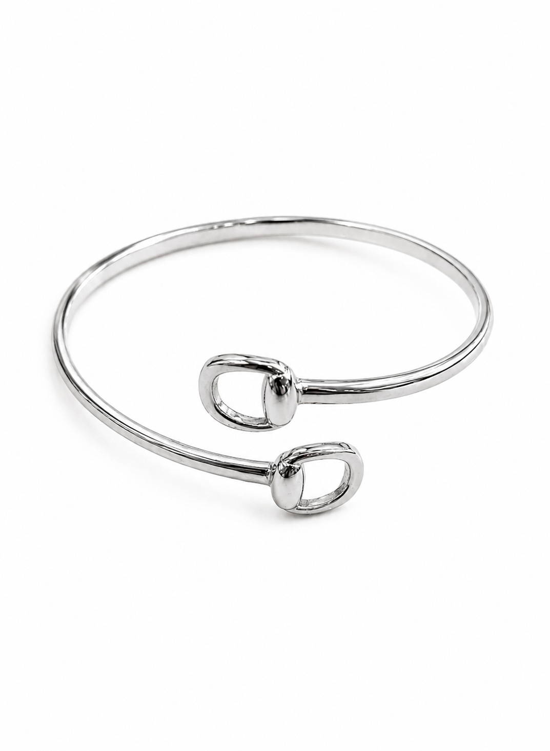 The Snaffle Wrap Around Bracelet Silver