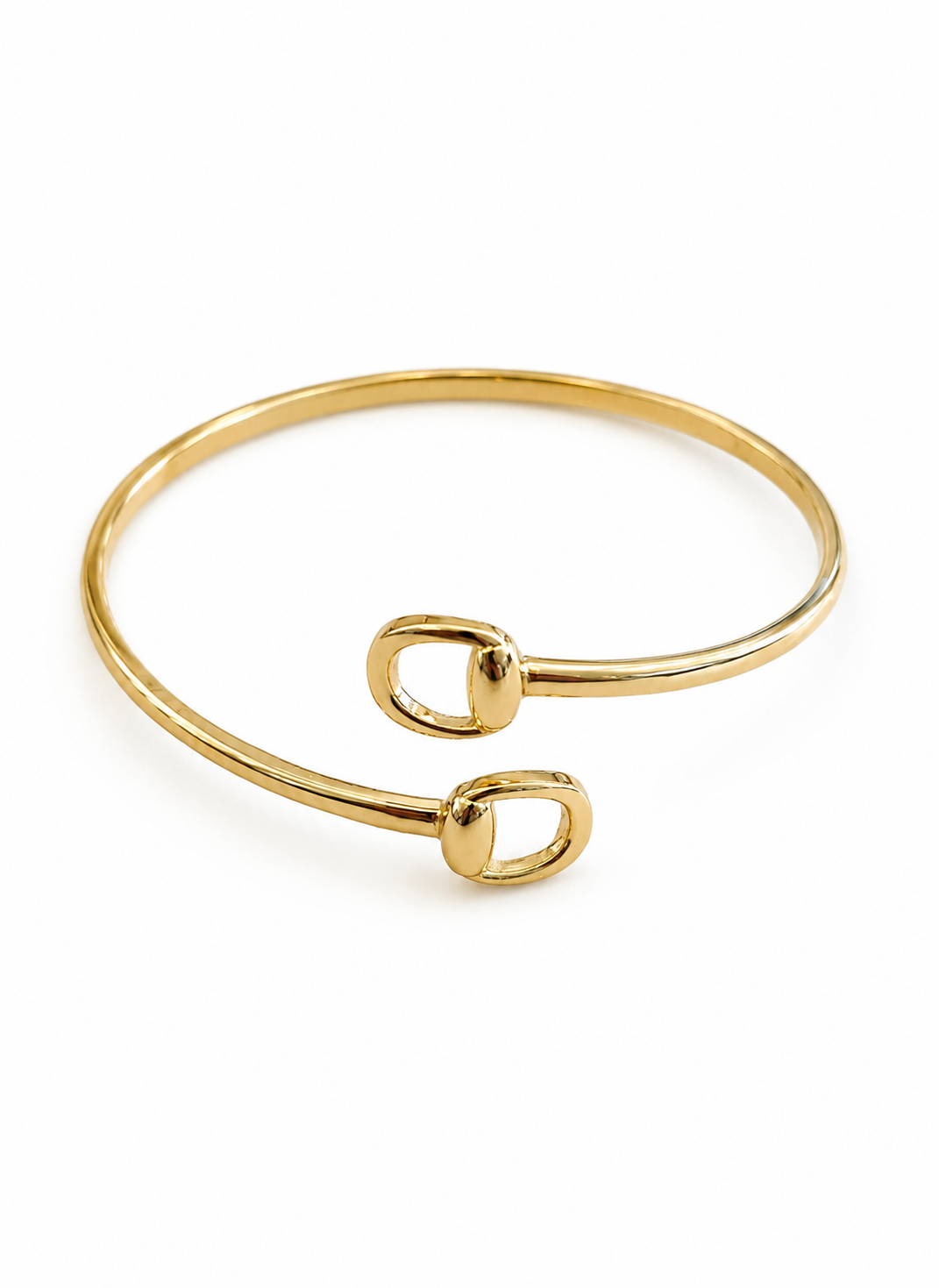 The Snaffle Wrap Around Bracelet Gold