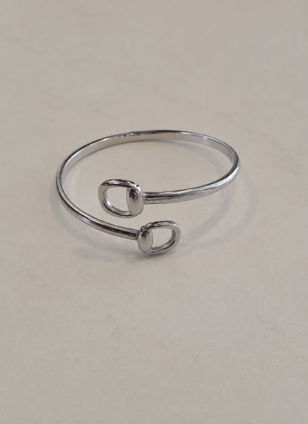 The Snaffle Wrap Around Bracelet Silver