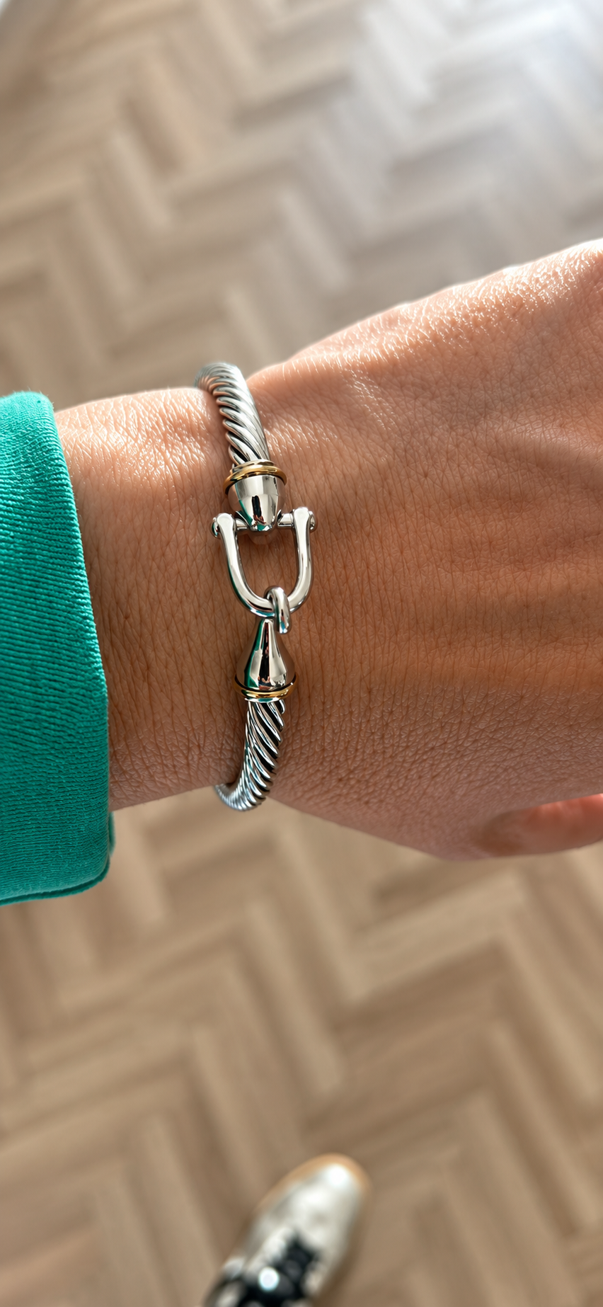 Silver & Gold Rope Bracelet