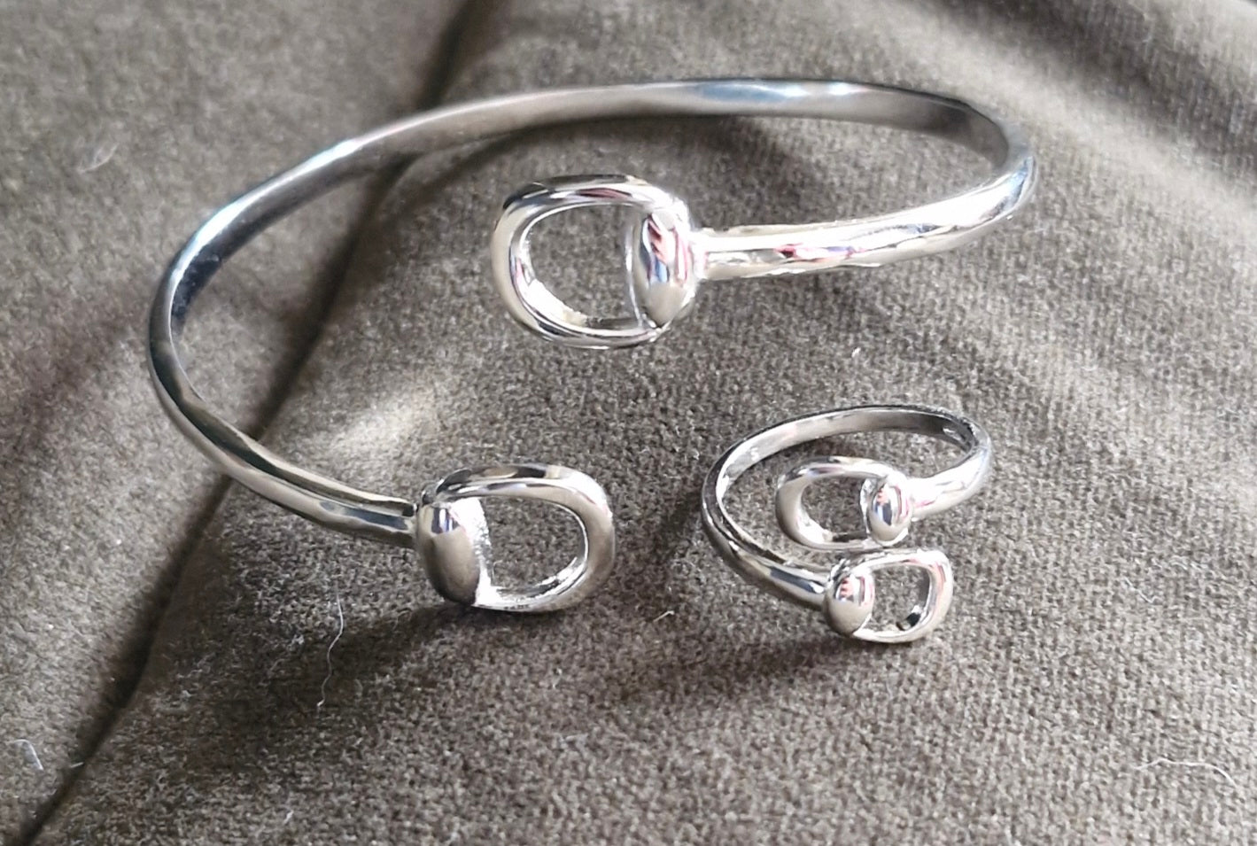 The Snaffle Wrap Around Set - Silver