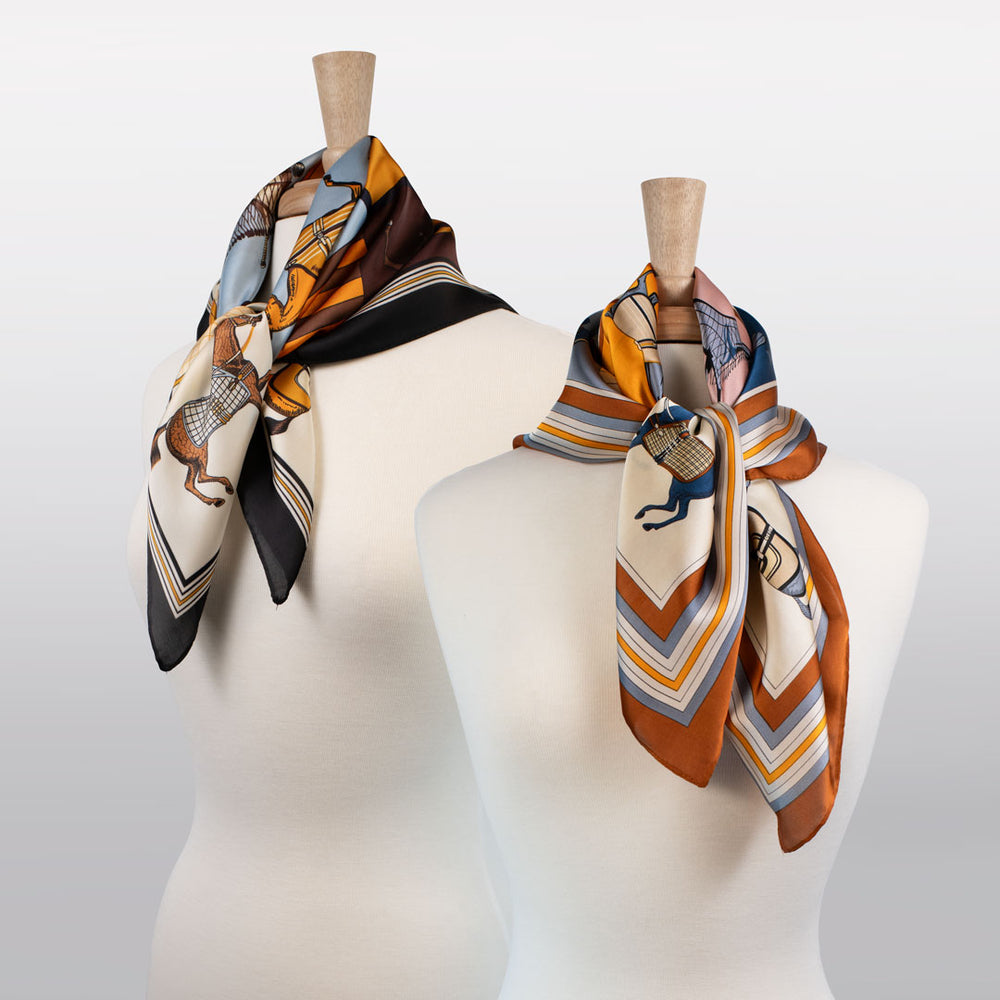 Signature Equestrienne Scarf - Black
Regular price