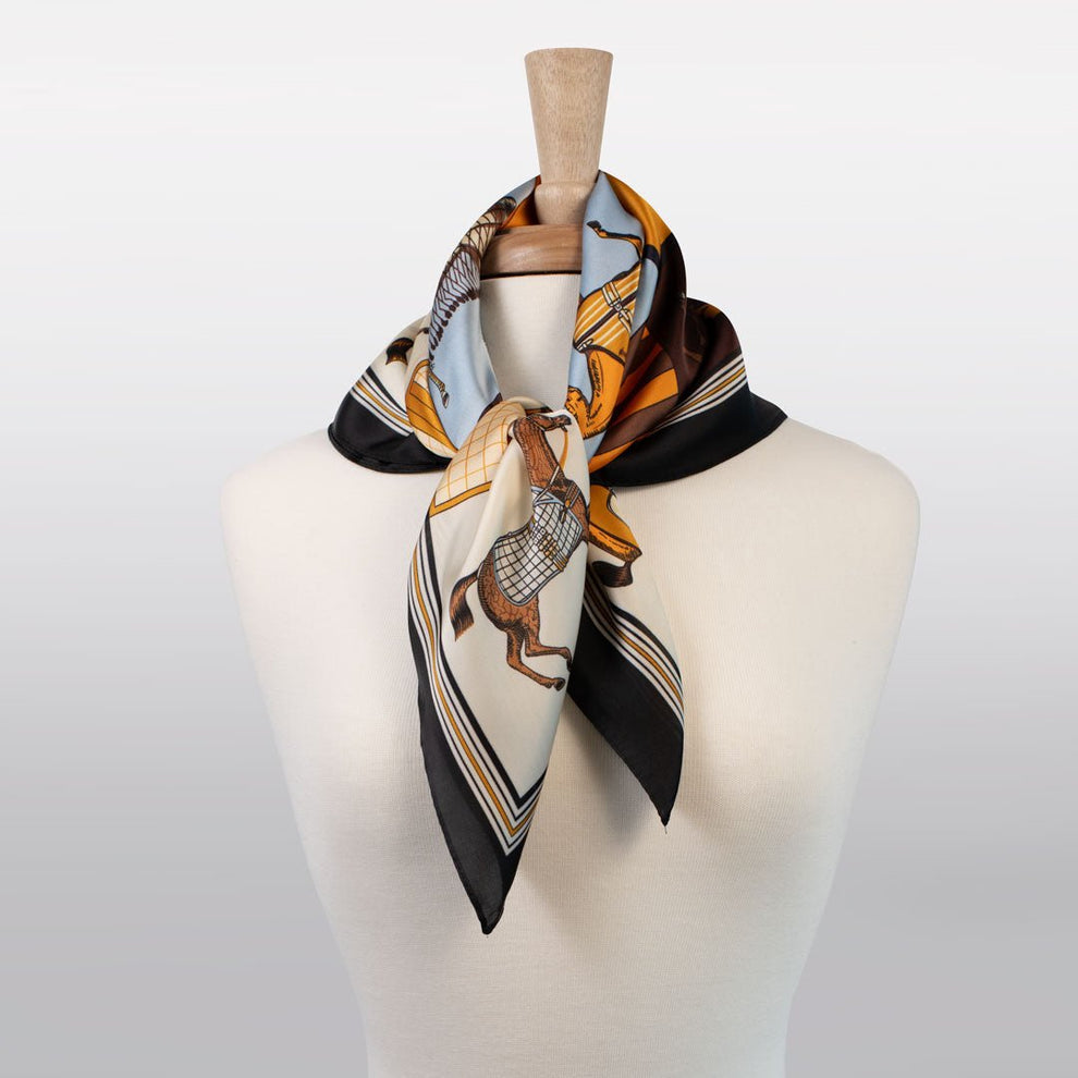 Signature Equestrienne Scarf - Black
Regular price